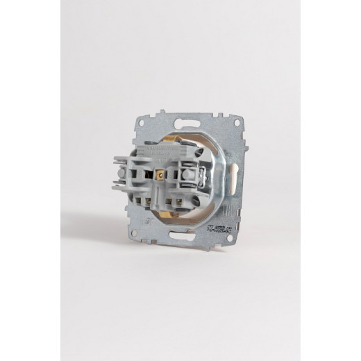 Розетка с заземлением и со шторкой, без рамки с крышкой Elbi Eleсtriс Zena Vega 609-010200-219