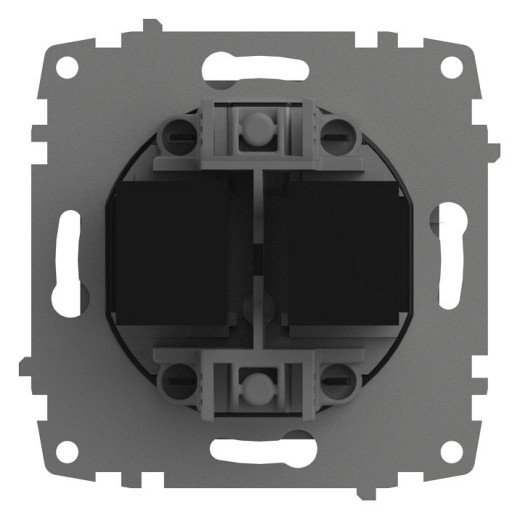 Розетка двойная Ethernet RJ-45 без рамки Elbi Eleсtriс Zena Vega 609-011000-248