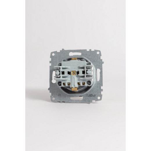 Розетка с заземлением и со шторкой, без рамки Elbi Eleсtriс Zena Vega 609-011000-243