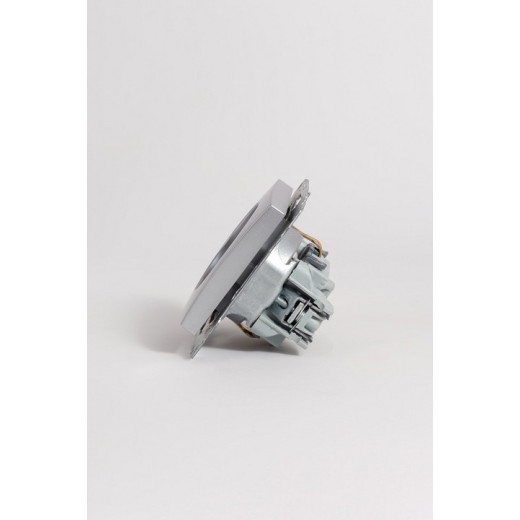 Розетка с заземлением и со шторкой, без рамки Elbi Eleсtriс Zena Vega 609-011000-243