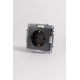 Розетка с заземлением, без рамки Elbi Eleсtriс Zena Vega 609-011100-217