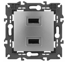Розетка 2хUSB type A без рамки Эра Эра Elegance 14-4110-03