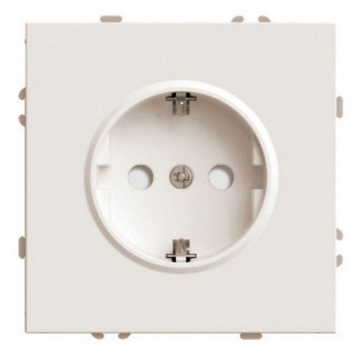 Розетка с заземлением и со шторкой, без рамки Stekker Эмили 49906