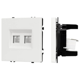 Розетка двойная Ethernet RJ-45 без рамки Arlight SCT 054312