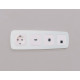 Розетка Ethernet RJ-45 и со шторками, без рамки Ambrella Volt OMEGA MO212005