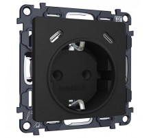 Розетка с заземлением и 2хUSB type C, без рамки Ambrella Volt ALFA MA810510
