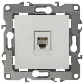 Розетка телефонная RJ-11 без рамки Эра Эра 12 12-3105-01