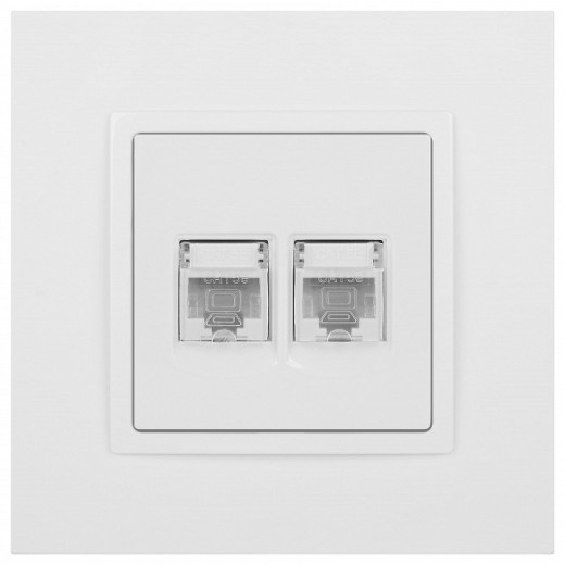 Розетка Ethernet RJ-45 без рамки Эра Эра Elegance 14-3108-01