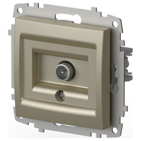 ТВ-розетка оконечная без рамки Elbi Eleсtriс Zena Vega 609-011400-273