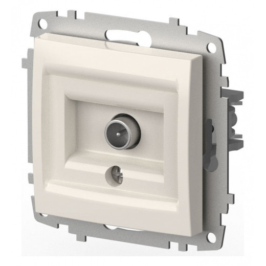 ТВ-розетка проходная без рамки Elbi Eleсtriс Zena Vega 609-010200-272