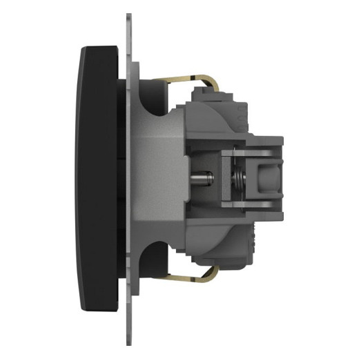Розетка с заземлением и со шторкой, без рамки Elbi Eleсtriс Zena Vega 609-014800-243