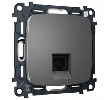 Розетка Ethernet RJ-45 и со шторками, без рамки Ambrella Volt OMEGA MO662005