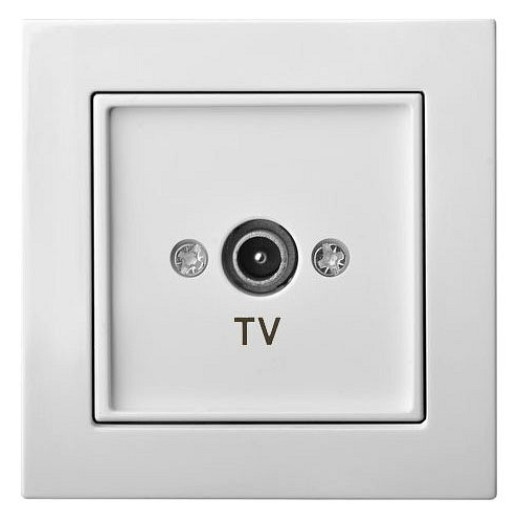 ТВ-розетка проходная без рамки LIREGUS EPSILON 28-025