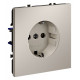 Розетка с заземлением, без рамки Voltum S70 VLS040103