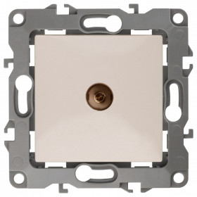 ТВ-розетка проходная без рамки Эра Эра 12 12-3102-02