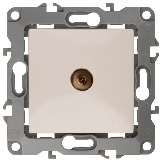 ТВ-розетка проходная без рамки Эра Эра 12 12-3102-02