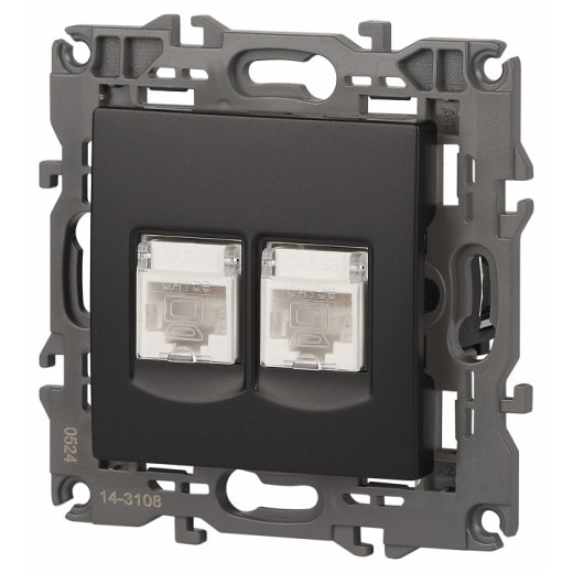 Розетка Ethernet RJ-45 без рамки Эра Эра Elegance 14-3108-05