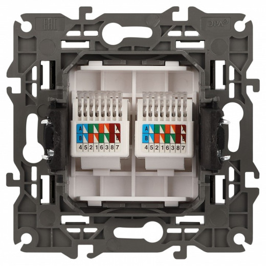 Розетка Ethernet RJ-45 без рамки Эра Эра Elegance 14-3108-05