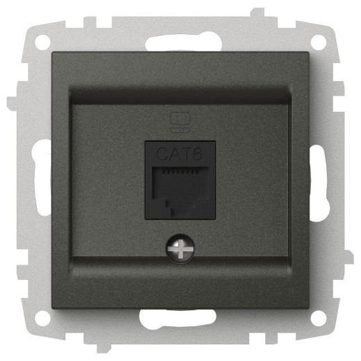 Розетка Ethernet RJ-45 без рамки Elbi Eleсtriс Zena Vega 609-011100-247