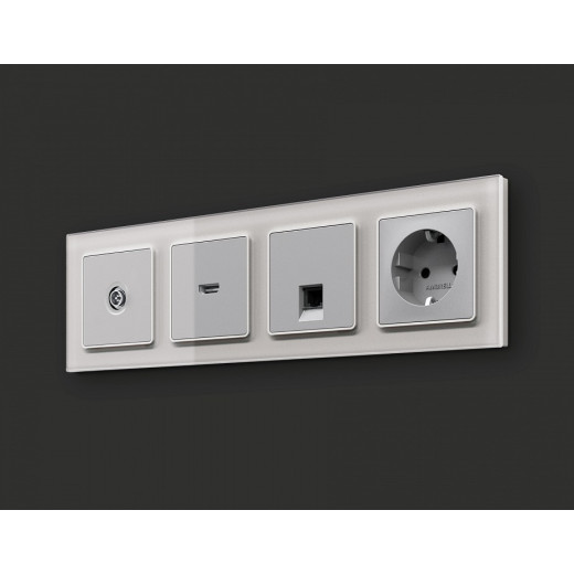 ТВ-розетка оконечная без рамки Ambrella Volt ALFA MA413005