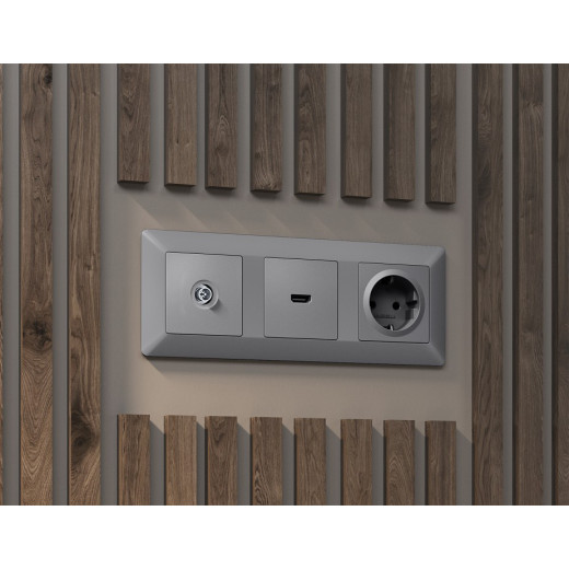 ТВ-розетка оконечная без рамки Ambrella Volt ALFA MA513005