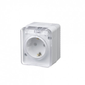 Розетка с заземлением и шторками Systeme Electric AtlasDesign ATN540145, SE ATN540145