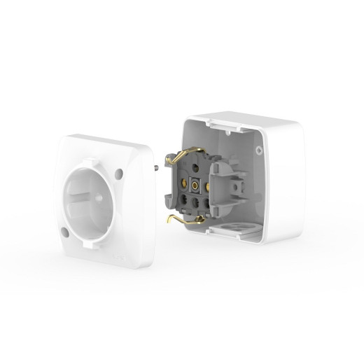 Розетка с заземлением Elbi Eleсtriс Alsu 7 504-010200-217