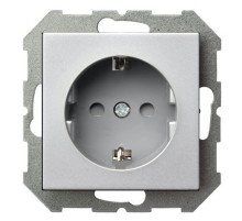 Розетка с заземлением и со шторкой, без рамки LIREGUS EPSILON 28-1753