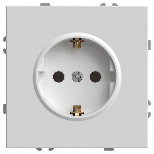 Розетка с заземлением и со шторкой, без рамки Stekker Эмили 50235