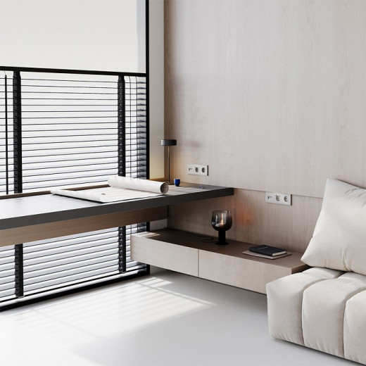 Розетка с заземлением, без рамки Voltum S70 VLS040103