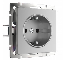 Розетка с заземлением и со шторкой, без рамки Werkel  W1171106