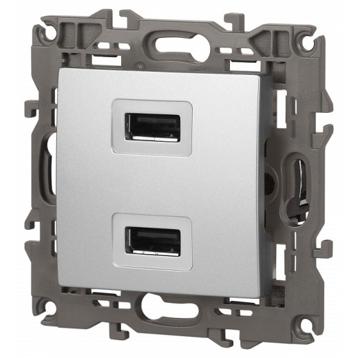 Розетка 2хUSB type A без рамки Эра Эра Elegance 14-4110-03