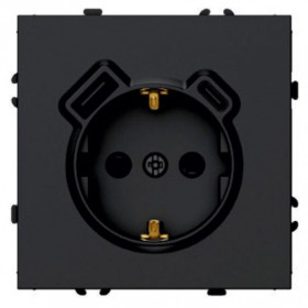 Розетка с заземлением и со шторкой и 2хUSB type A и C, без рамки Stekker Эмили 50218