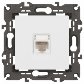 Розетка Ethernet RJ-45 без рамки Эра Эра Elegance 14-3107-01М