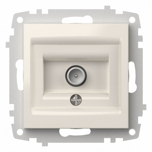 ТВ-розетка проходная без рамки Elbi Eleсtriс Zena Vega 609-010200-272