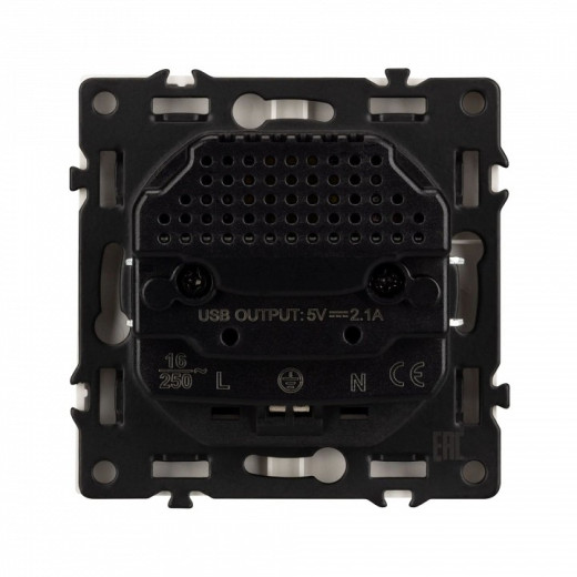 Розетка с заземлением и 2хUSB type A, без рамки Arlight SCT 054290