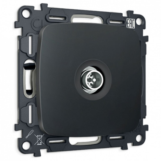 ТВ-розетка оконечная без рамки Ambrella Volt OMEGA MO913005