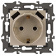 Розетка с заземлением и со шторкой и 2хUSB, без рамки Эра Эра Elegance 14-4109-04