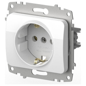 Розетка с заземлением, без рамки Elbi Eleсtriс Jazz 607-010200-217