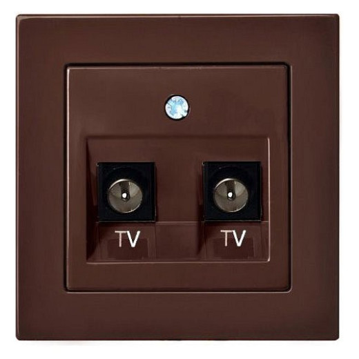 ТВ-розетка оконечная без рамки LIREGUS EPSILON 28-1421