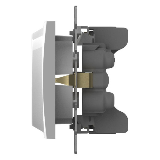 Розетка двойная с заземлением, без рамки Elbi Eleсtriс Zena Vega 609-015600-907