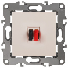 Розетка акустическая без рамки Эра Эра 12 12-3111-02