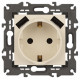 Розетка с заземлением и со шторкой и 2хUSB, без рамки Эра Эра Elegance 14-4109-02