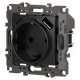 Розетка с заземлением и со шторкой и 2хUSB, без рамки Эра Эра 12 12-4108-12