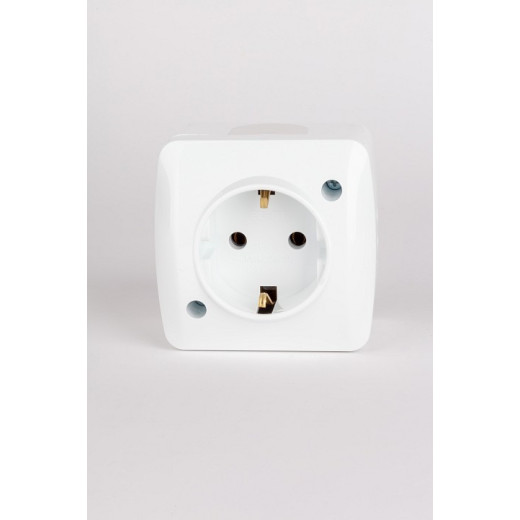 Розетка с заземлением Elbi Eleсtriс Alsu 7 504-010200-217