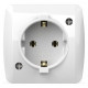 Розетка с заземлением Elbi Eleсtriс Alsu 7 504-010200-217