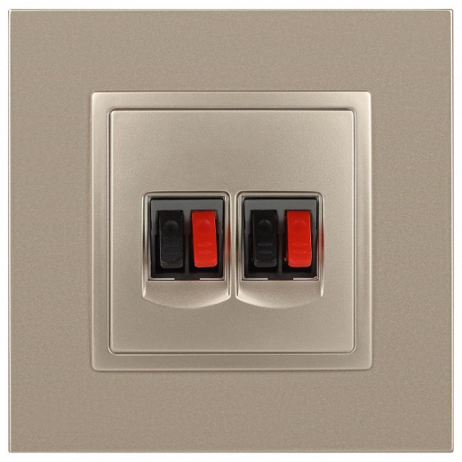 Розетка акустическая без рамки Эра Эра Elegance 14-3112-04