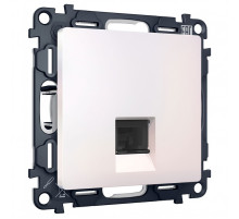 Розетка Ethernet RJ-45 и со шторками, без рамки Ambrella Volt ALFA MA212005