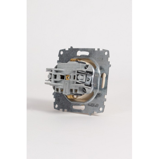 Розетка с заземлением и со шторкой, без рамки Elbi Eleсtriс Zena Vega 609-010300-243