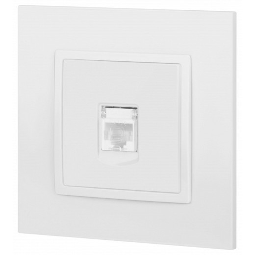 Розетка Ethernet RJ-45 без рамки Эра Эра Elegance 14-3107-01